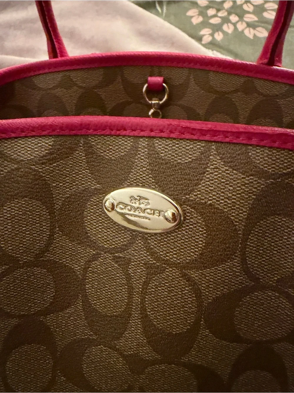 Coach satchel signature